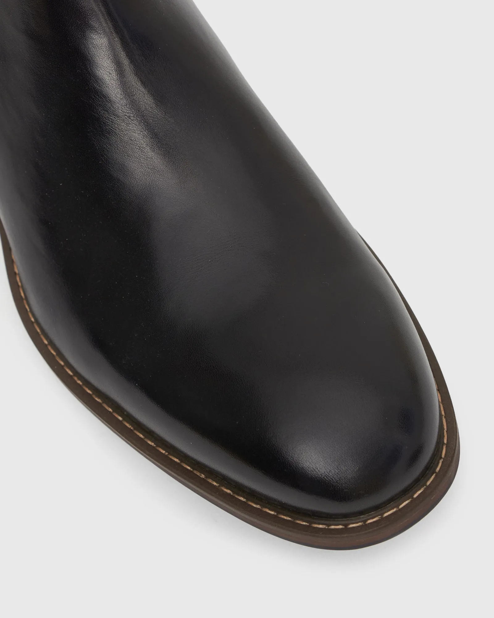 Wider Fit JEFFERY Leather Chelsea Boots