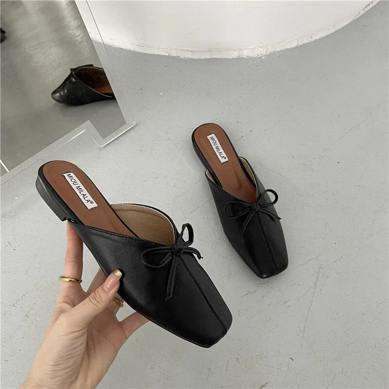 Women Casual Flats  Spring Autumn Comfortable Soft Boat Shoes Loafers Ballerina Shallow Round Toe Ballet Flat Shoes