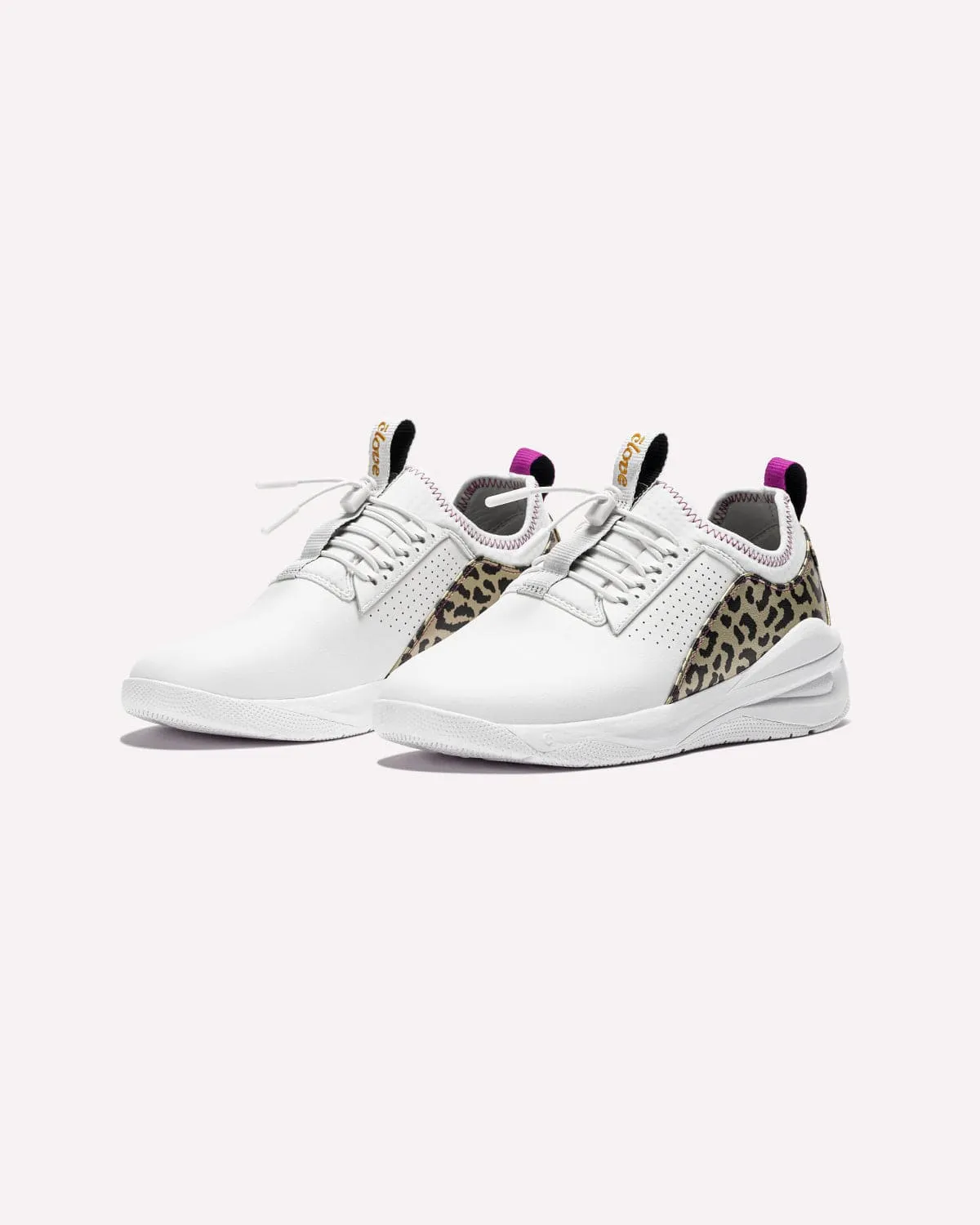 Women's Classic - White / Gold Leopard