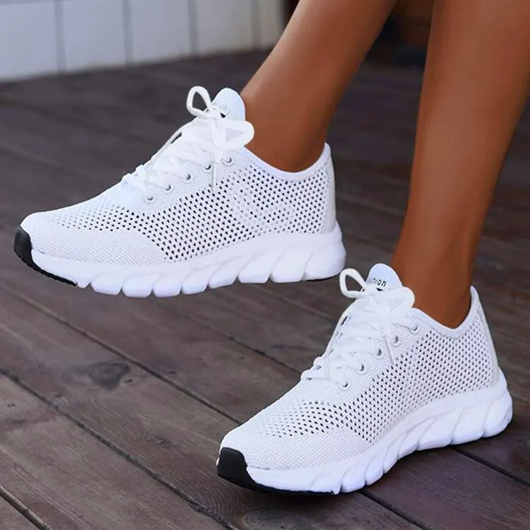 Womens Slip On Walking Shoes Non Slip Running Shoes Breathable Lightweight Sneakers