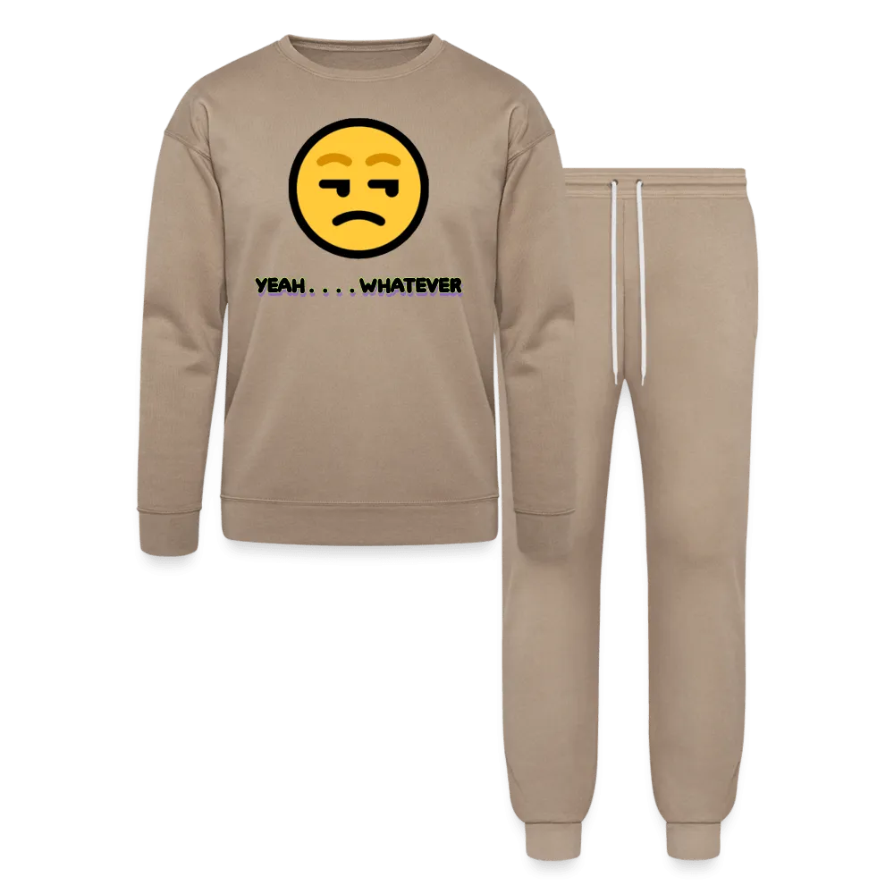 Yeah Whatever Lounge Wear Set by Bella   Canvas